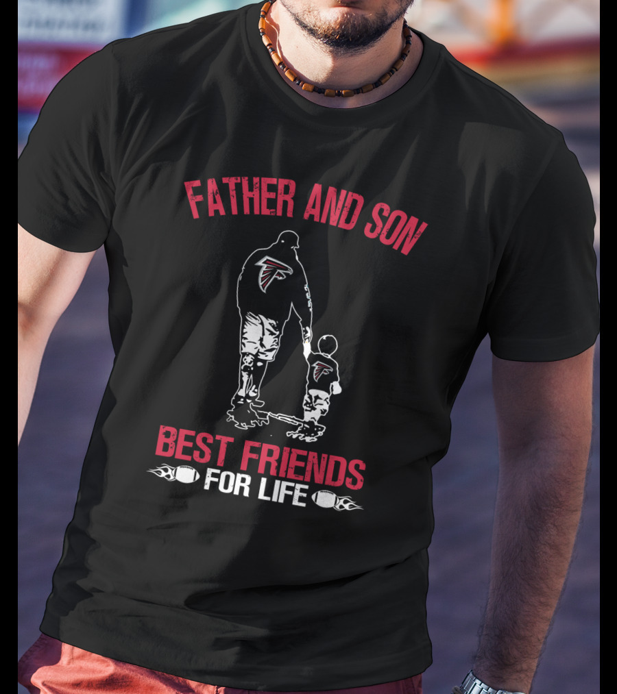 Father And Son Atlanta Falcons Best Friends For Life T-Shirt