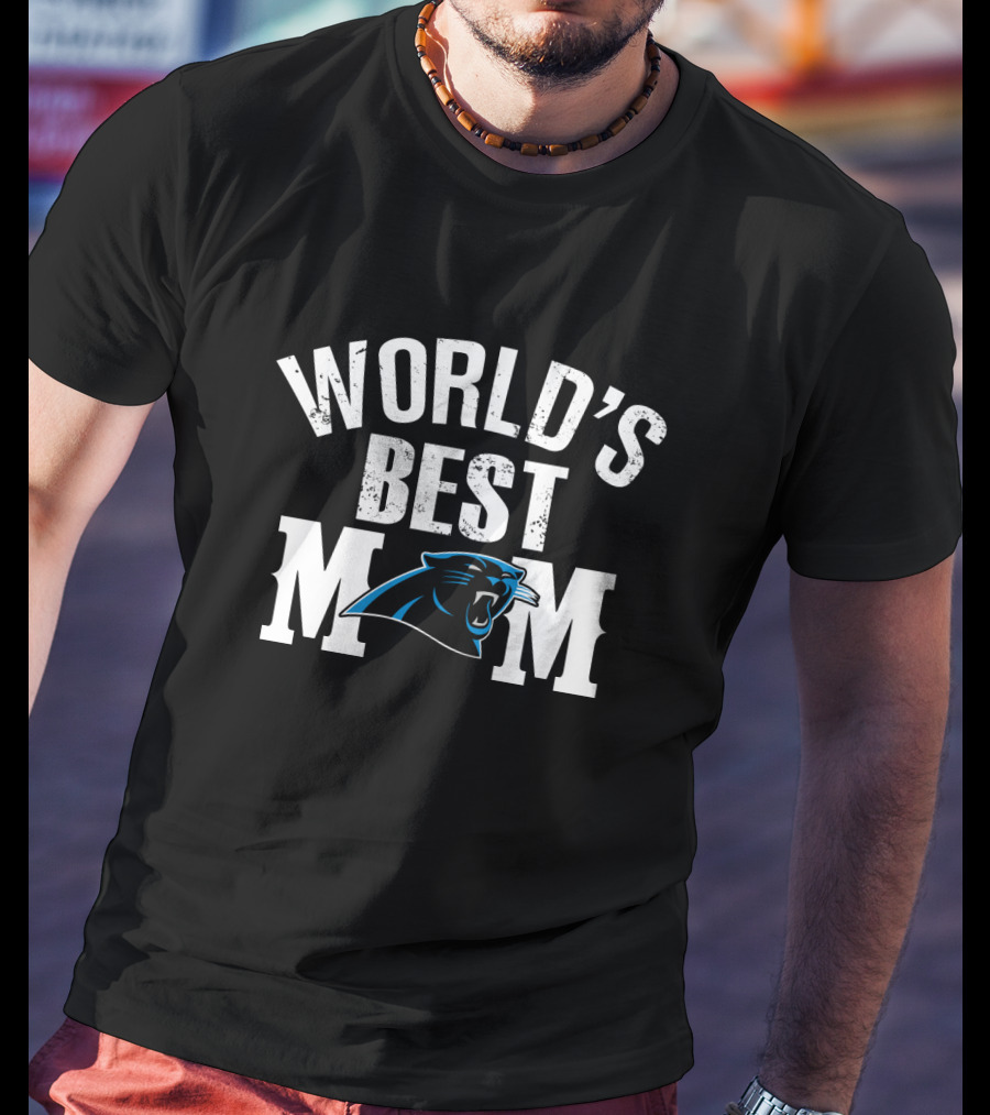 World's Best Mom Carolina Panthers T-Shirt