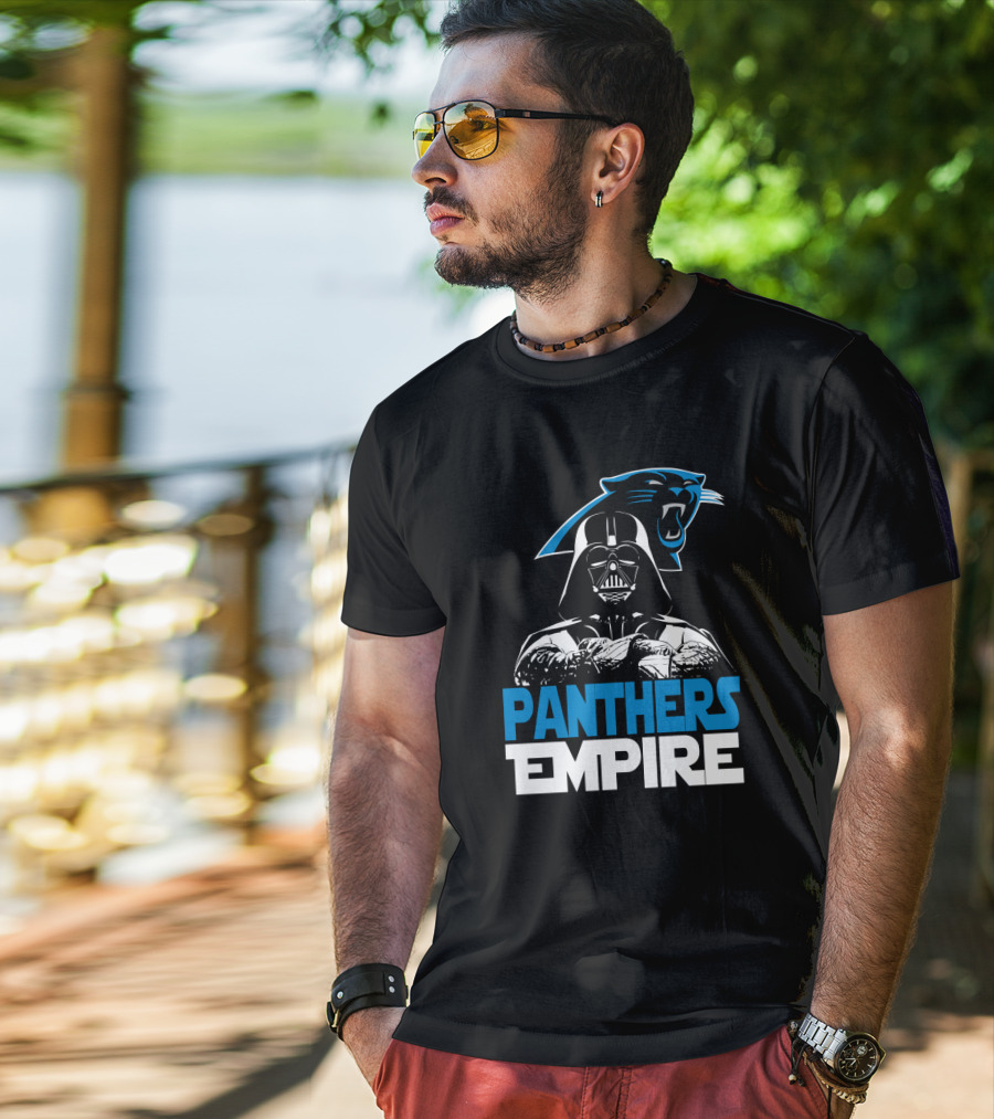 Panthers Empire Carolina Panthers Darth Vader T-Shirt