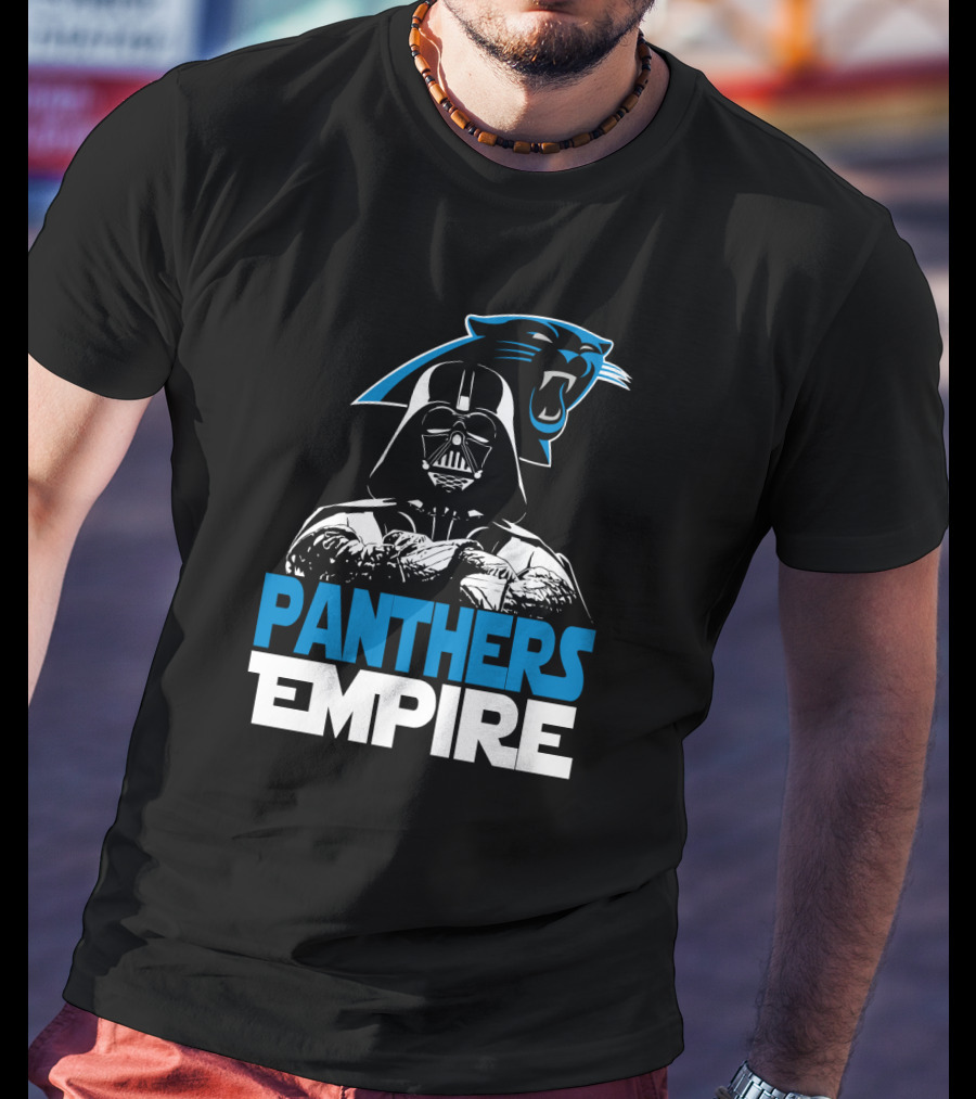 Panthers Empire Carolina Panthers Darth Vader T-Shirt