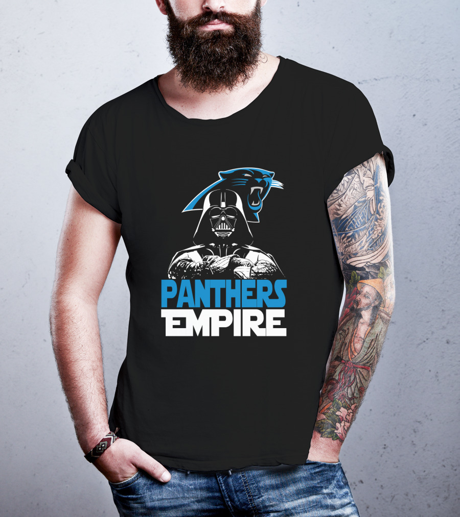 Panthers Empire Carolina Panthers Darth Vader T-Shirt