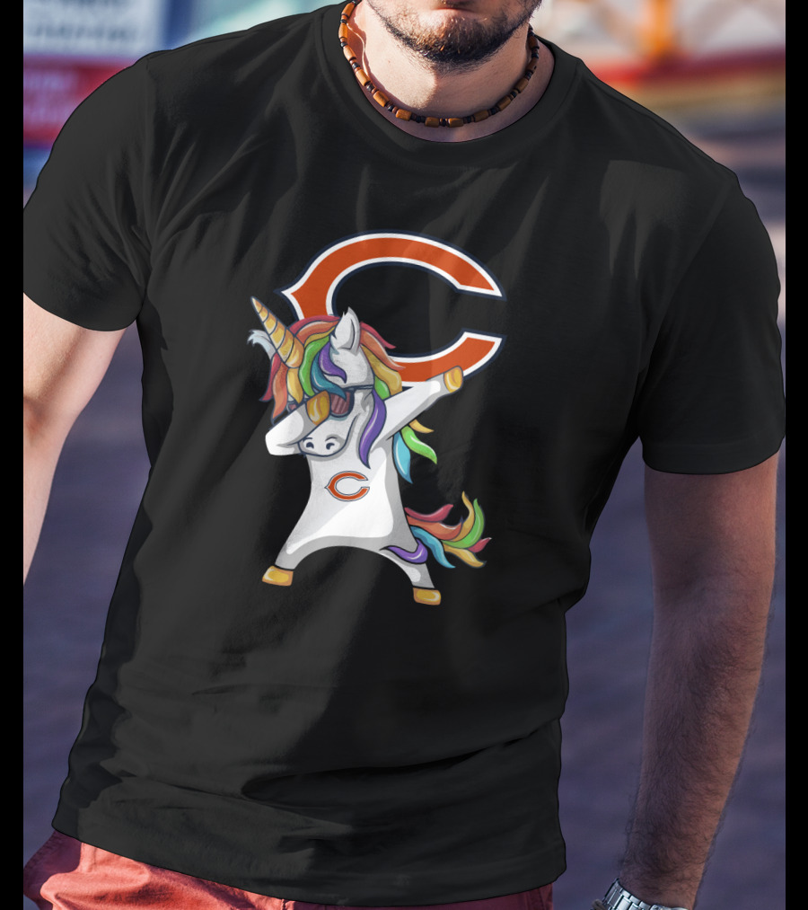 Chicago Bears Unicorn Dab T-Shirt