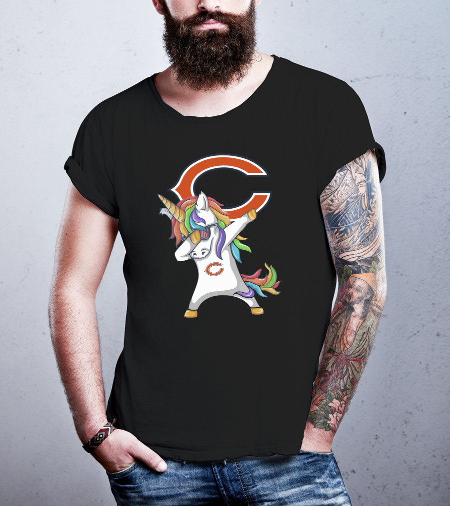 Chicago Bears Unicorn Dab T-Shirt