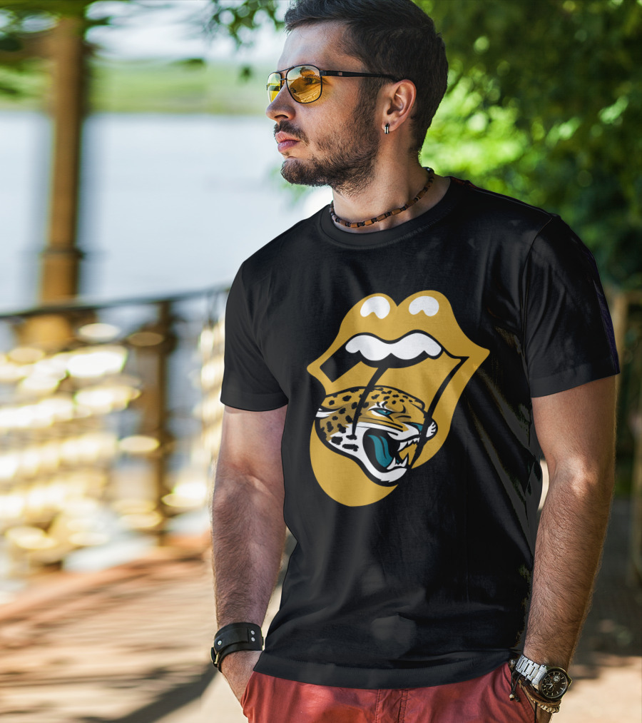 Jacksonville Jaguars Logo With Iconic Tongue T-Shirt