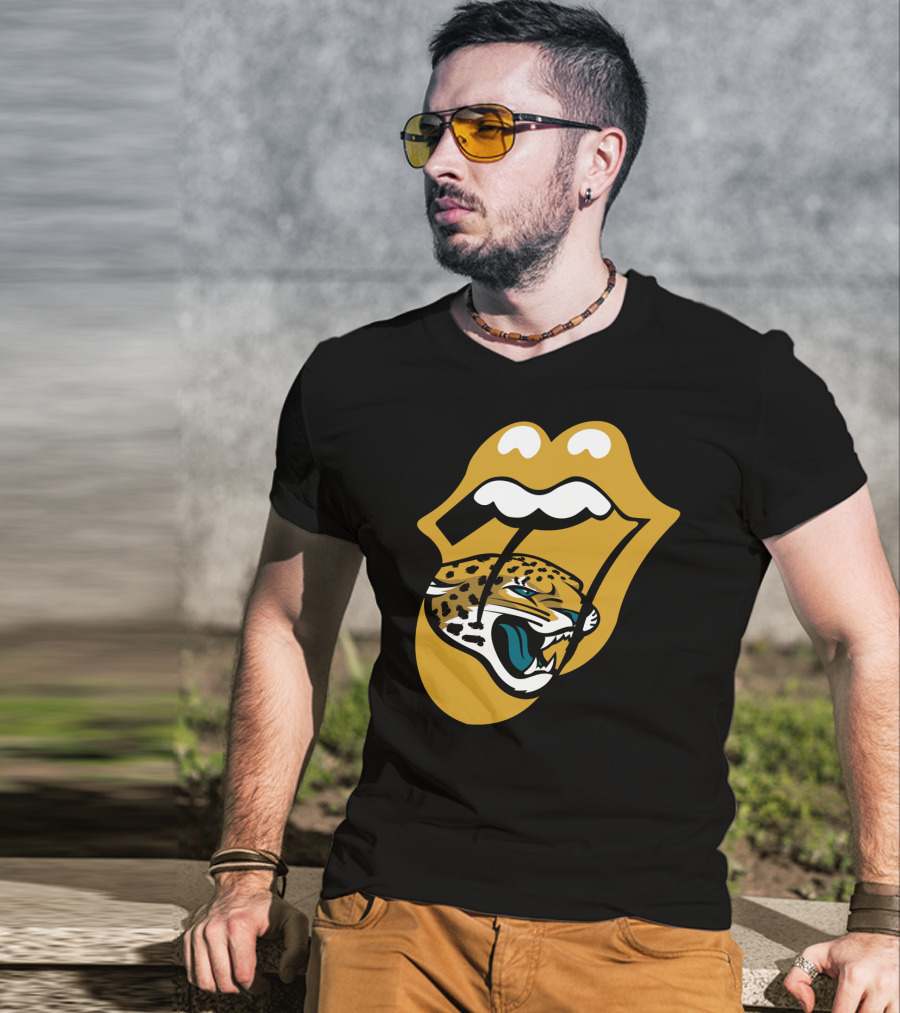 Jacksonville Jaguars Logo With Iconic Tongue T-Shirt