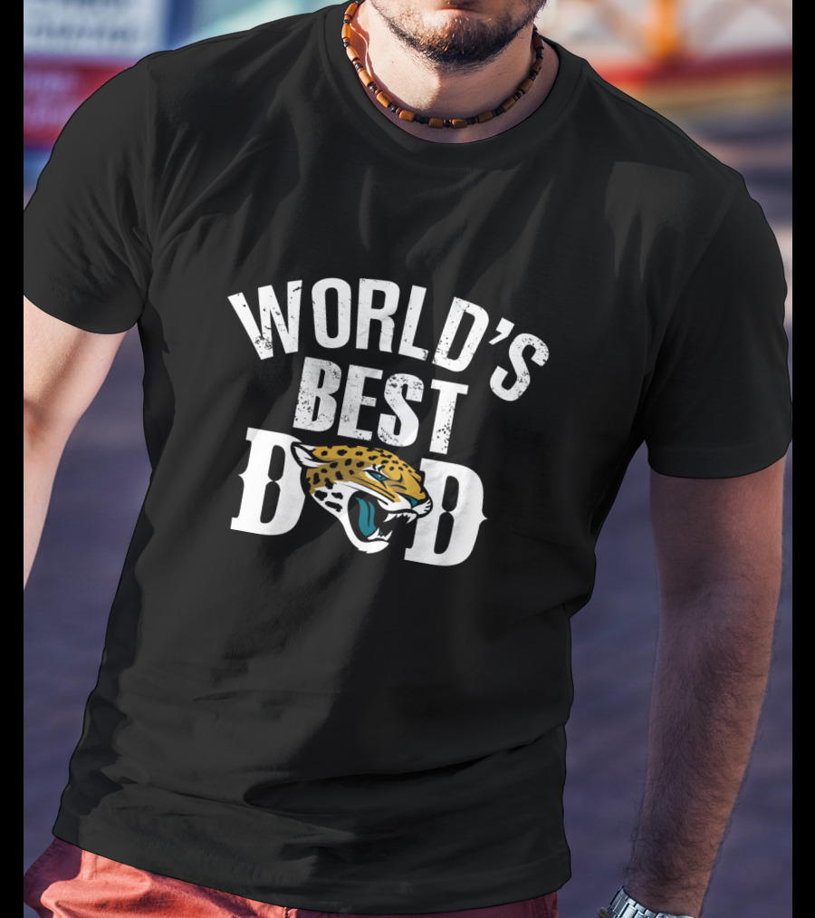 World's Best Dad Jacksonville Jaguars T-Shirt