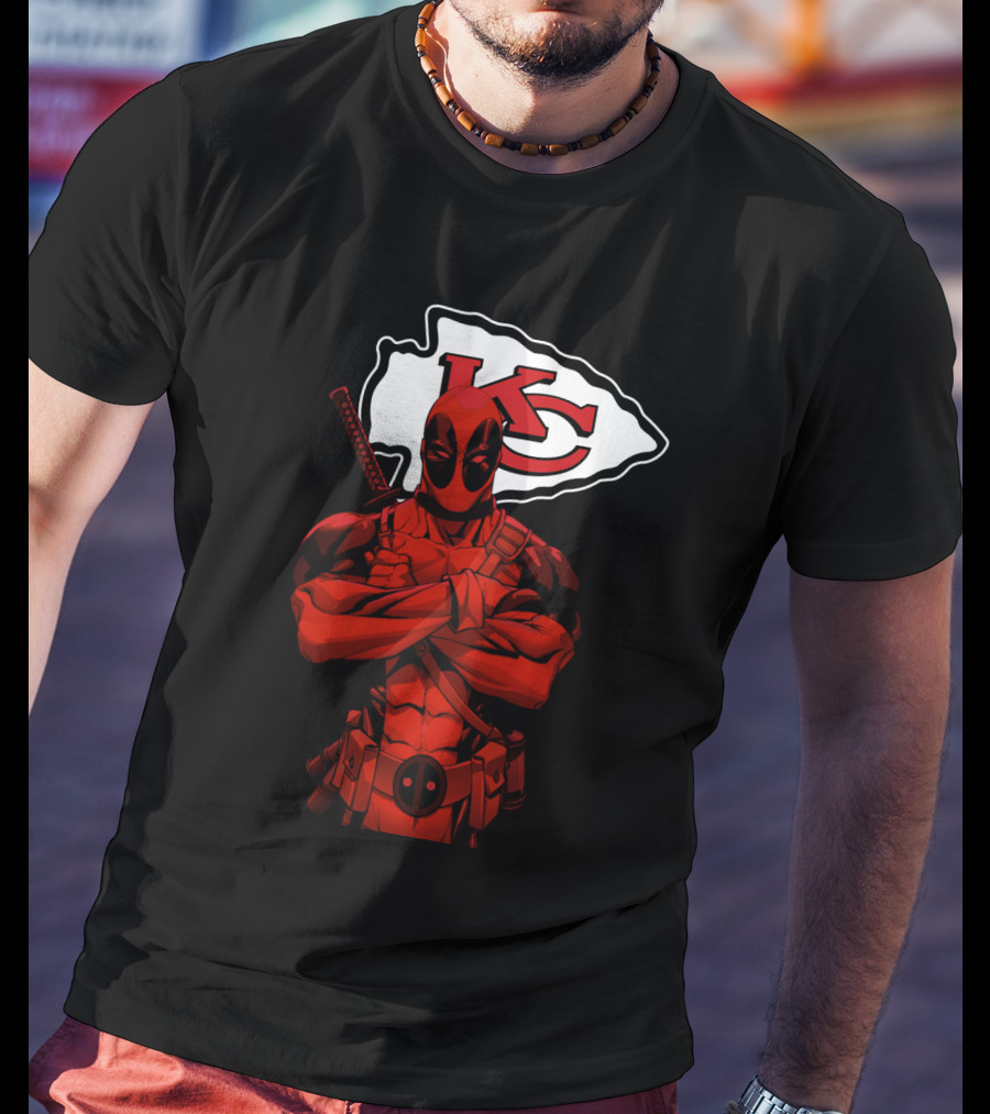 Kansas City Chiefs Kc Superhero Mashup T-Shirt