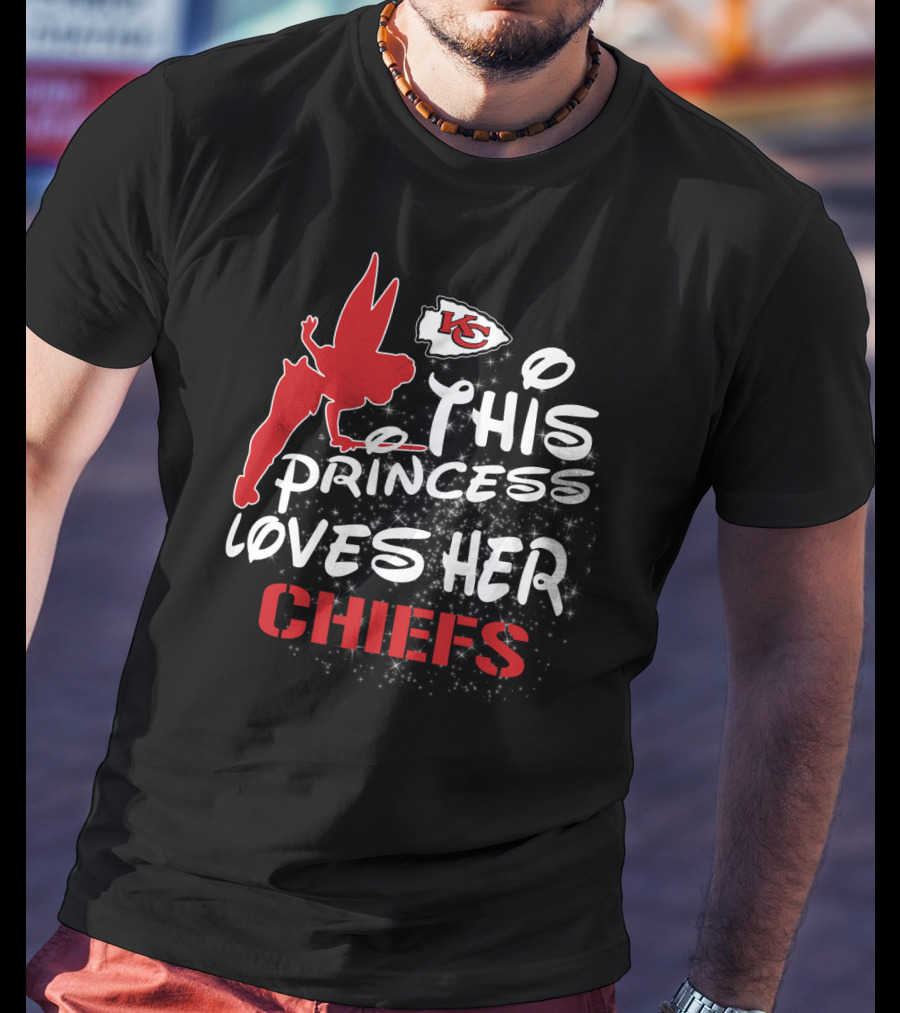 This Princess Loves Her Kansas City Chiefs T-Shirt