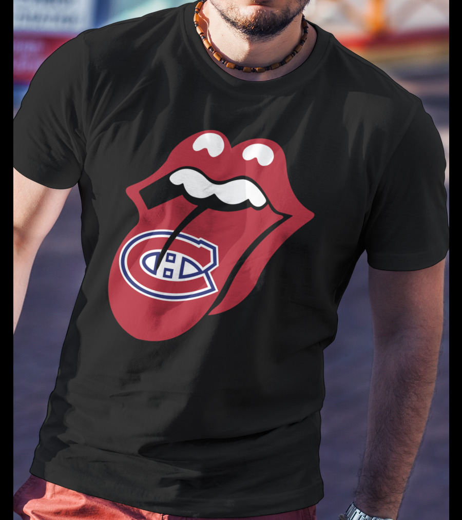 Montreal Canadiens Logo With Iconic Tongue And Lips T-Shirt