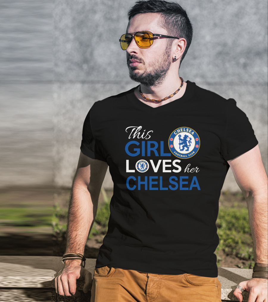 This Girl Loves Her Chelsea Football Club T-Shirt