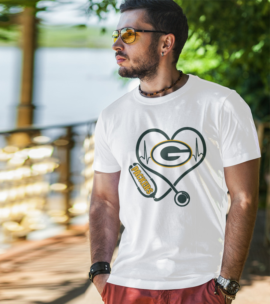 Nurse Packers Heartbeat Stethoscope G T-Shirt