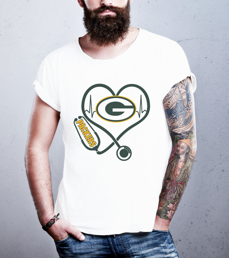 Nurse Packers Heartbeat Stethoscope G T-Shirt