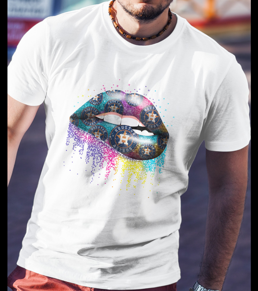 Houston Astros Lips T-Shirt