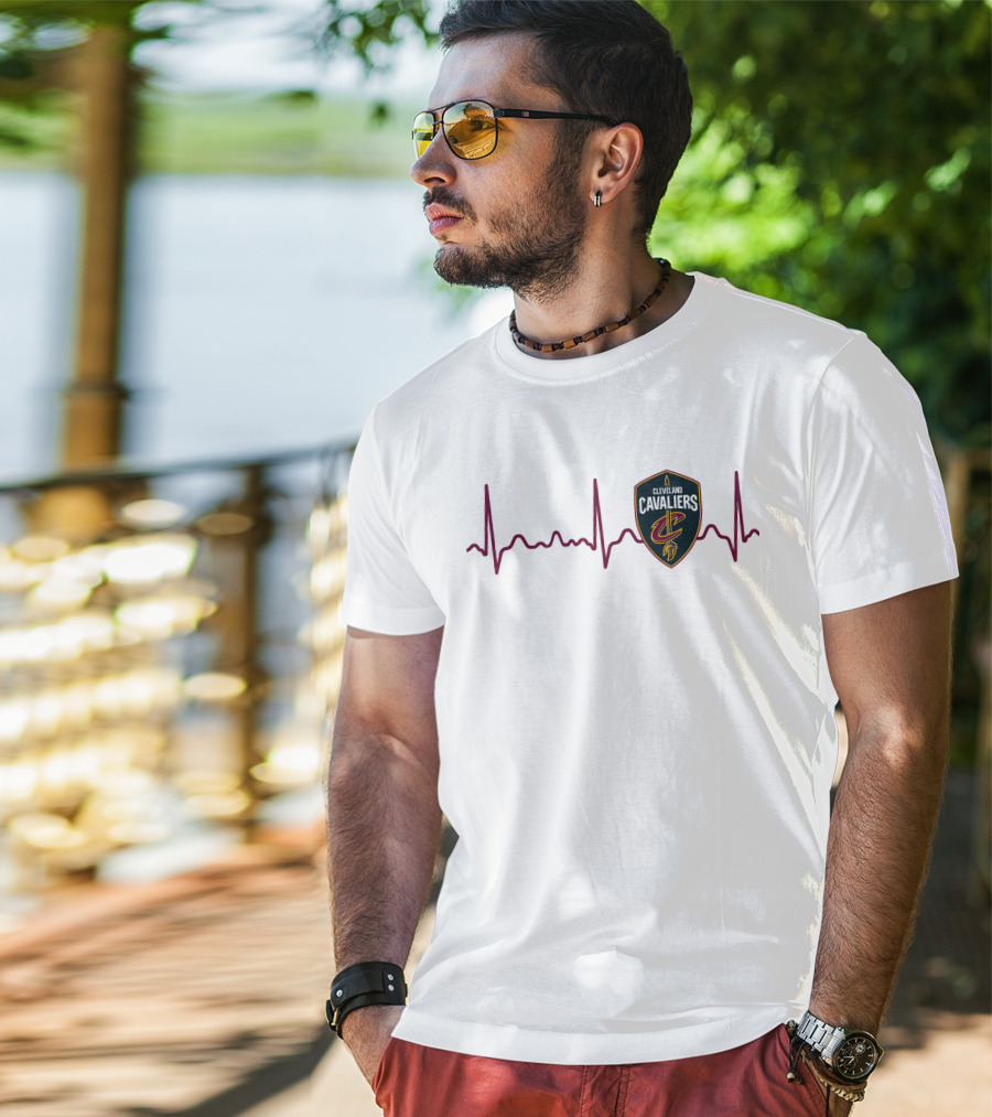 Heartbeat Cleveland Cavaliers T-Shirt