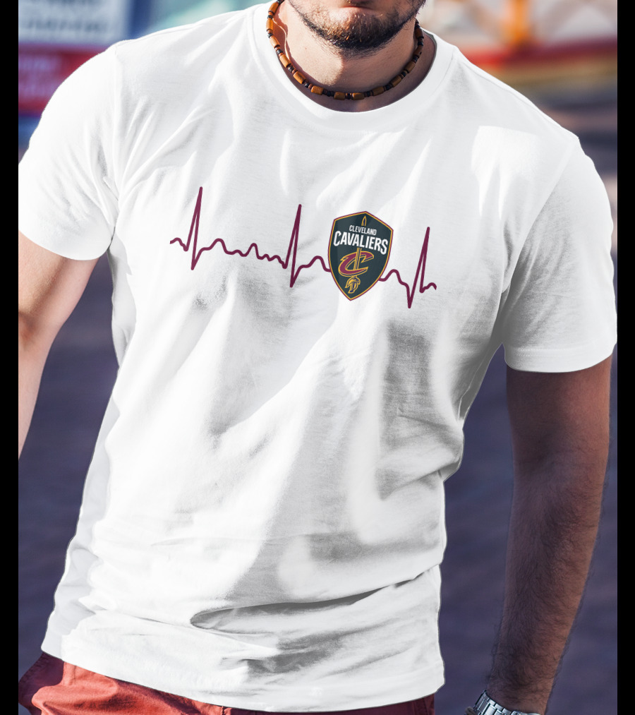 Heartbeat Cleveland Cavaliers T-Shirt